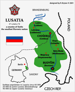 Этнический славянский регион в Лужице